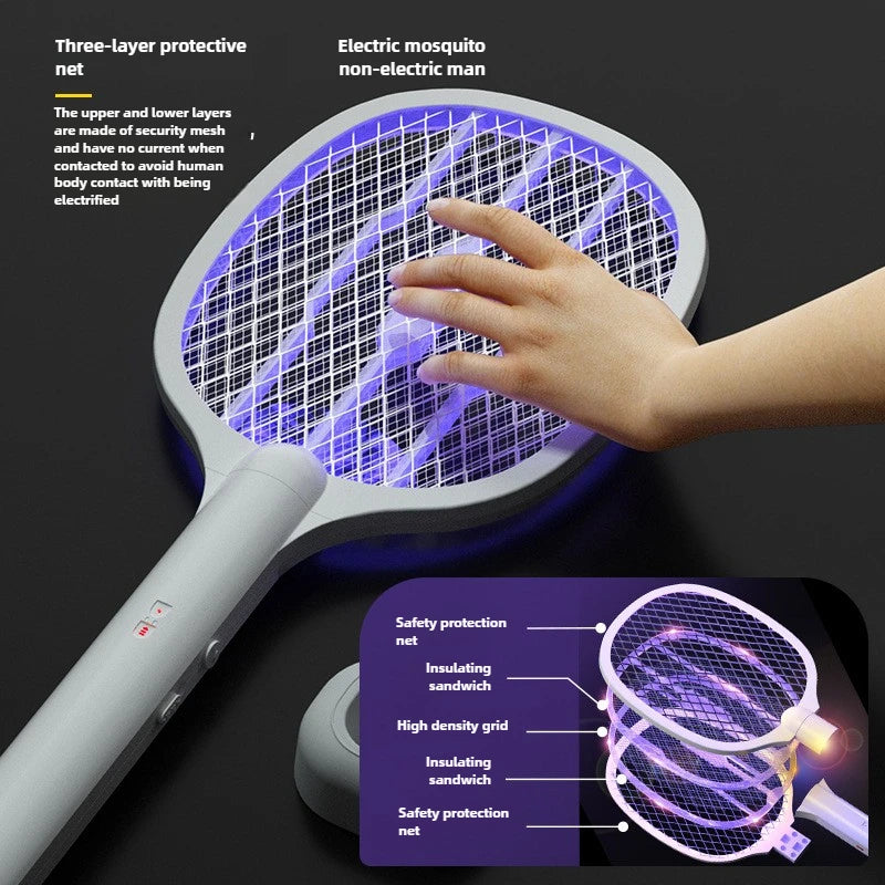 Electric Mosquito Swatter & Repellent Lamp