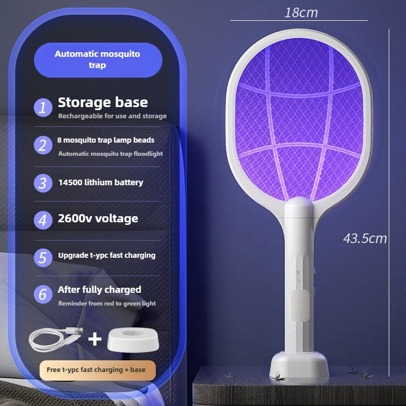 Electric Mosquito Swatter & Repellent Lamp